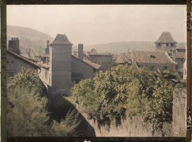 Image représentant France, Figeac, Vue sur Figeac prise de Notre Dame du Puy