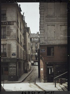 Image représentant La rue de la Colombe et le rue des Ursins