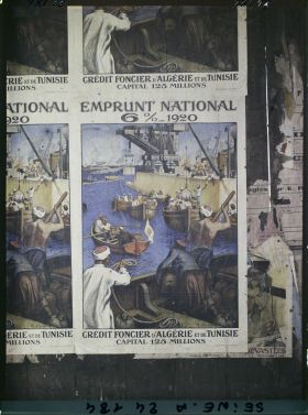Image représentant Affiche de l'emprunt national de 1920, Crédit foncier d'Algérie et de Tunisie