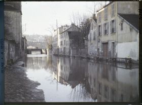 Image représentant La rue du Port inondée à Boulogne-Billancourt