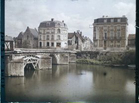 Image représentant France, Soissons, Entrée du Faub St Vaast et pont des Anglais