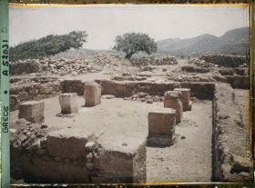 Image représentant Le palais, la salle des festins (?), juste au nord de la cour initiale