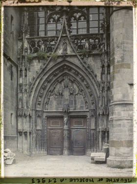 Image représentant France, Pont à Mousson, Portail de l'Eglise St Martin
