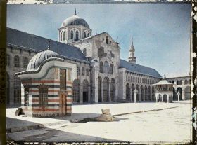 Image représentant Vue méridionale de la cour intérieure de la mosquée des Omeyyades