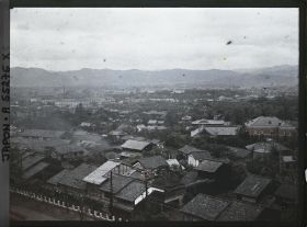 Image représentant panorama Kyôto depuis l'hôtel Miyako