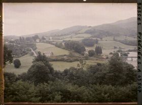 Image représentant France, Cambo, Panorama pris depuis le Haut - Cambo
