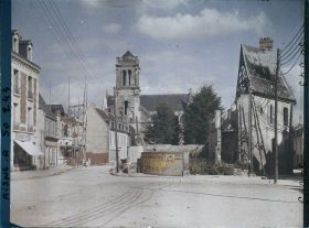 Image représentant France, Soissons, Une vue vers l'Eglise St Léger