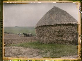 Image représentant Ile de France, Vallangoujard, Le même terrain labouré et ensemencé en betteraves