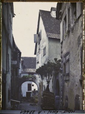 Image représentant France, Riquewihr, Un Coin de la Rue des Juifs