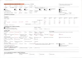 Image représentant France, Env- de St Quentin, Obus sur la route de Ham, près du Cimetière de Wat