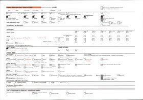 Image représentant France, Coucy-le-Château, Un des blocs de la maçonnerie du Donjon