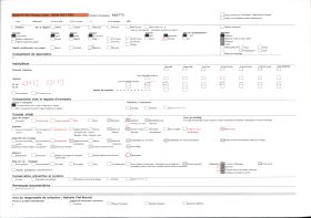 Image représentant Ligne télégraphique suspendue à un kapokier le long de la route d'Adjohoun