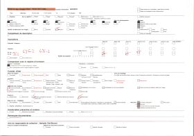 Image représentant Décor peint de panthère et lions sur la djononho ou case des étrangers dans la première cour du palais de  null Glélé