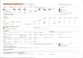 Image représentant Décor en relief sur un bâtiment de réception (Ajalala) de la deuxième cour du palais de  null Glélé