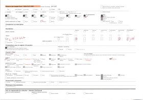 Image représentant La façade principale de la collégiale Saint-Aubin