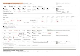 Image représentant France, Marmoutier, Dans la rue qui conduit vers Strasbourg, maison grise et maison rouge.