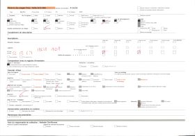 Image représentant France, Marmoutier, La petite Maison où est né le Sergent Hoff (la mon à g. peinte en blanc et bleu)