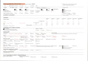 Image représentant France, Ustaritz, Vues d'ensemble prises des bords de la Nive clocher de l'Eglise à dr., au fond les Pyrénées