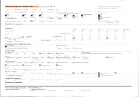 Image représentant Une habitante de Ploumanach, Mme Francine, portant la coiffe
