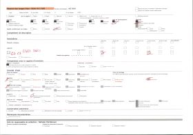 Image représentant L'entrée du village, avec à l'arrière-plan l'église Saint-Yves