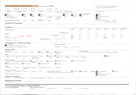 Image représentant L'oratoire de Saint-Guirec à marée basse ; à l'arrière-plan, le château de Costaéres