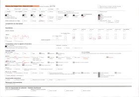 Image représentant Les rochers de Ploumanach, avec à droite le rocher dit "Chapeau de Napoléon"