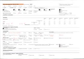 Image représentant France, Vitrac, Du milieu du pont vue de la rive droite vers l'amont un grand rocher jaune