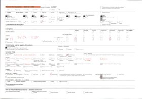Image représentant Les ruines du château vues de la rue du Bois Sabot