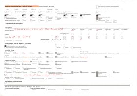 Image représentant Rochers en bord de mer et la baie d'Audierne au fond