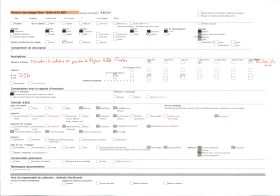 Image représentant Le calvaire de la chapelle Notre-Dame-de-Tronoën face au porche de l'église