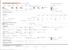 Image représentant Vue de Morlaix ; à gauche l'église Saint-Melaine
