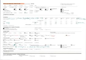 Image représentant Intérieur de la chapelle du Pénity avec le tombeau de saint Ronan