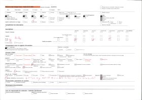Image représentant Vue prise de Brévent (2532m) Coucher de soleil s/ Gd Charmoz, les aiguilles du Grépon et de Blaitière