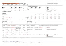 Image représentant Vue prise de Brévent (2532m) Coucher de soleil s/ le Mt Blanc, le Dôme et l'aiguille du Goûter.