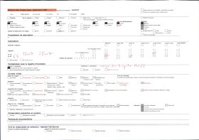 Image représentant France, Les Alpes -Vallée de Chamonix  Vue gle du glacier des Bossons, le Mt Blanc, à g. aige du Midi, à dr. dôme du Goûter