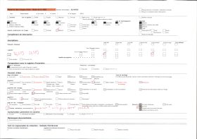 Image représentant France, Pècles, Les Alpes - Vallée de Chamonix - Village des Pècles vu vers l'aiguille du Dru
