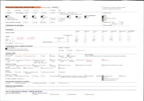 Image représentant France, Chamonix, Les Alpes -Vallée de Chamonix  Le Centre du Village de Chamonix, l'aiguille verte et l'aige du Dru