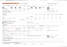 Image représentant France Les Alpes, Vue prise de la Flégère. Effet de brume s/la vallée de Chamonix et le Mont-Blanc