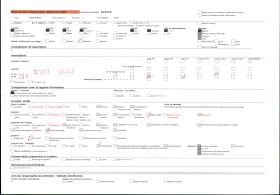 Image représentant France Les Alpes, La mer de Glace, Vue prise de la table d'orientation du Montanvers