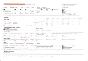 Image représentant France Les Alpes, La mer de Glace,  Vue d'ensemble des Gdes Jorasses, des Ptes Jorasses, l'Aige du Taeul, le Mt Malet, la Dent du Géant