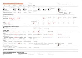 Image représentant Tirailleurs algériens posant dans la cour de l'hôpital militaire