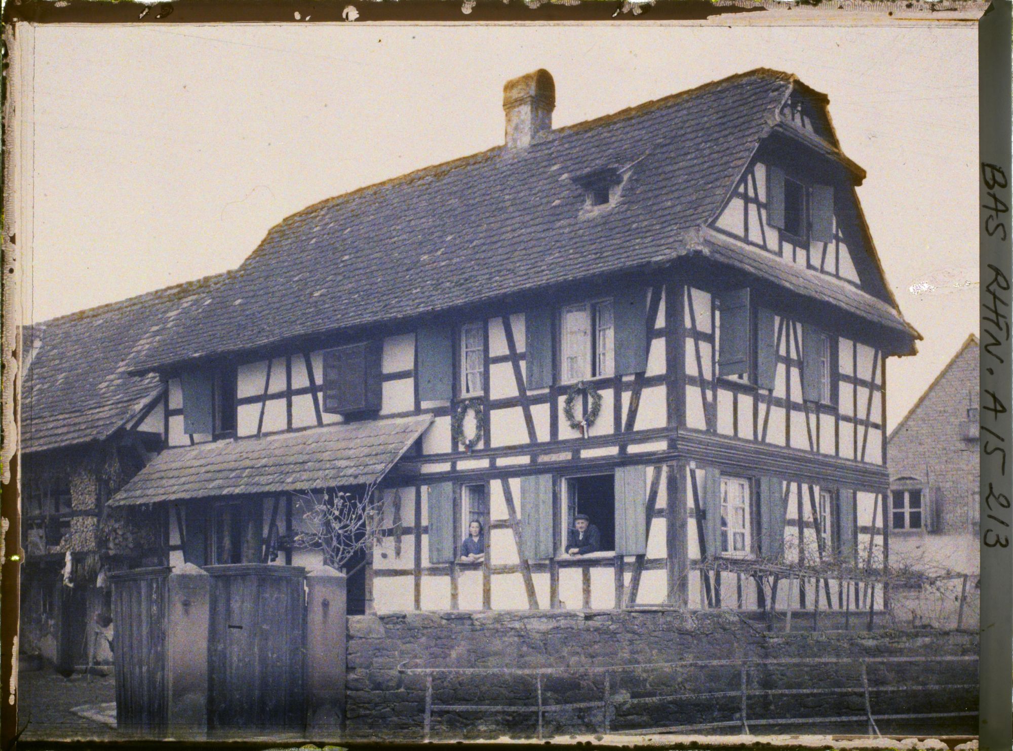 Image représentant France Alsace, Strasbourg, Enzheim : la Maison d'habitation d'une très belle ferme du Village