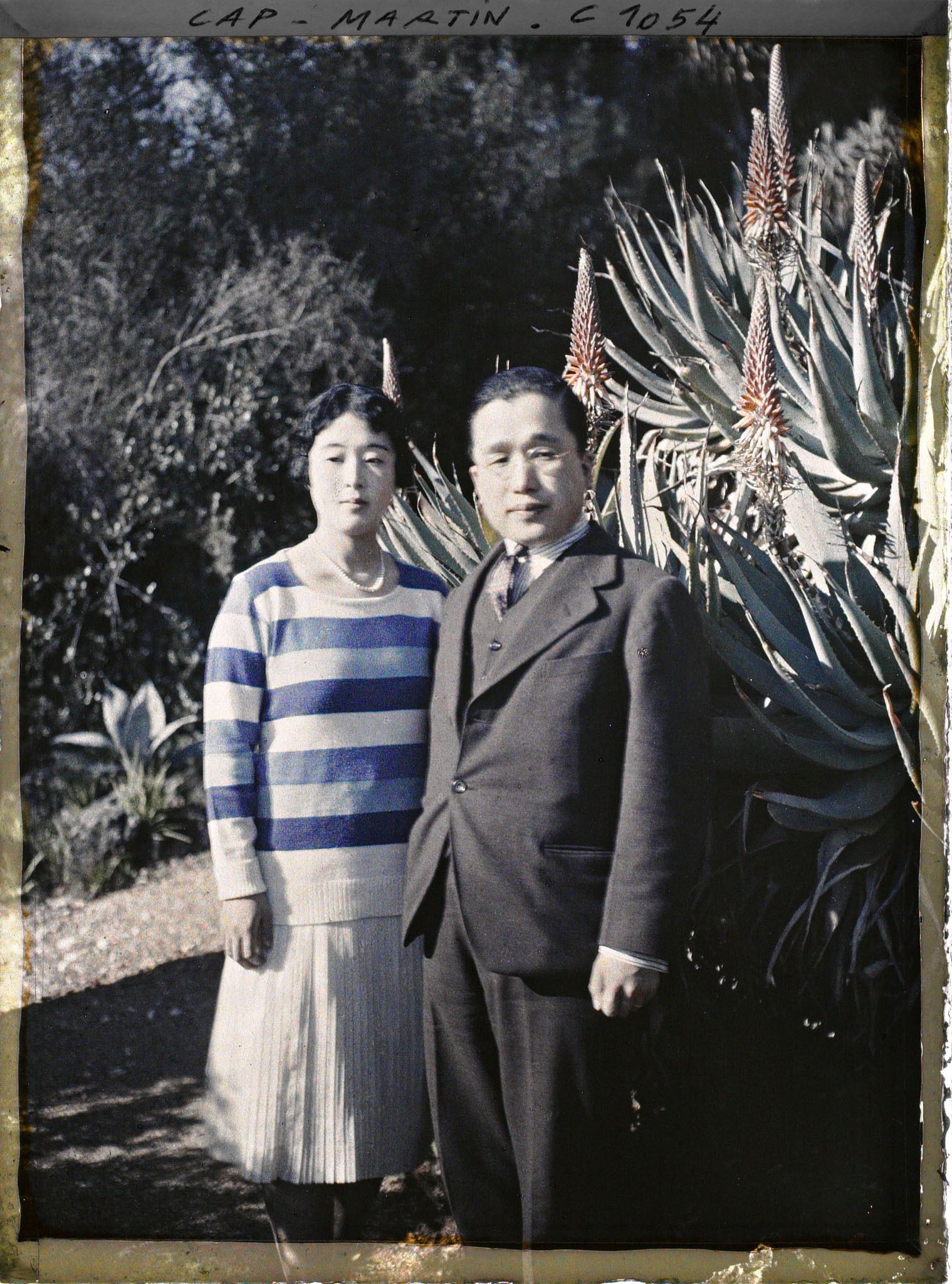 Image représentant Le prince et la princesse de Corée, invités par Albert Kahn