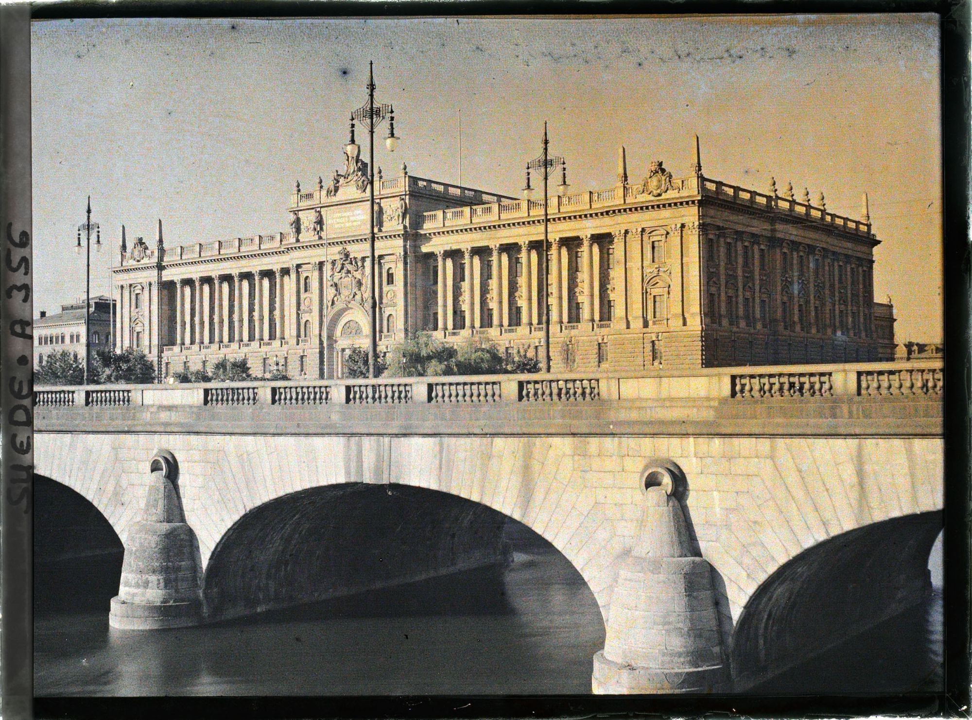 Image représentant Vue de l'ancienne Banque de Suède (Riksbank)