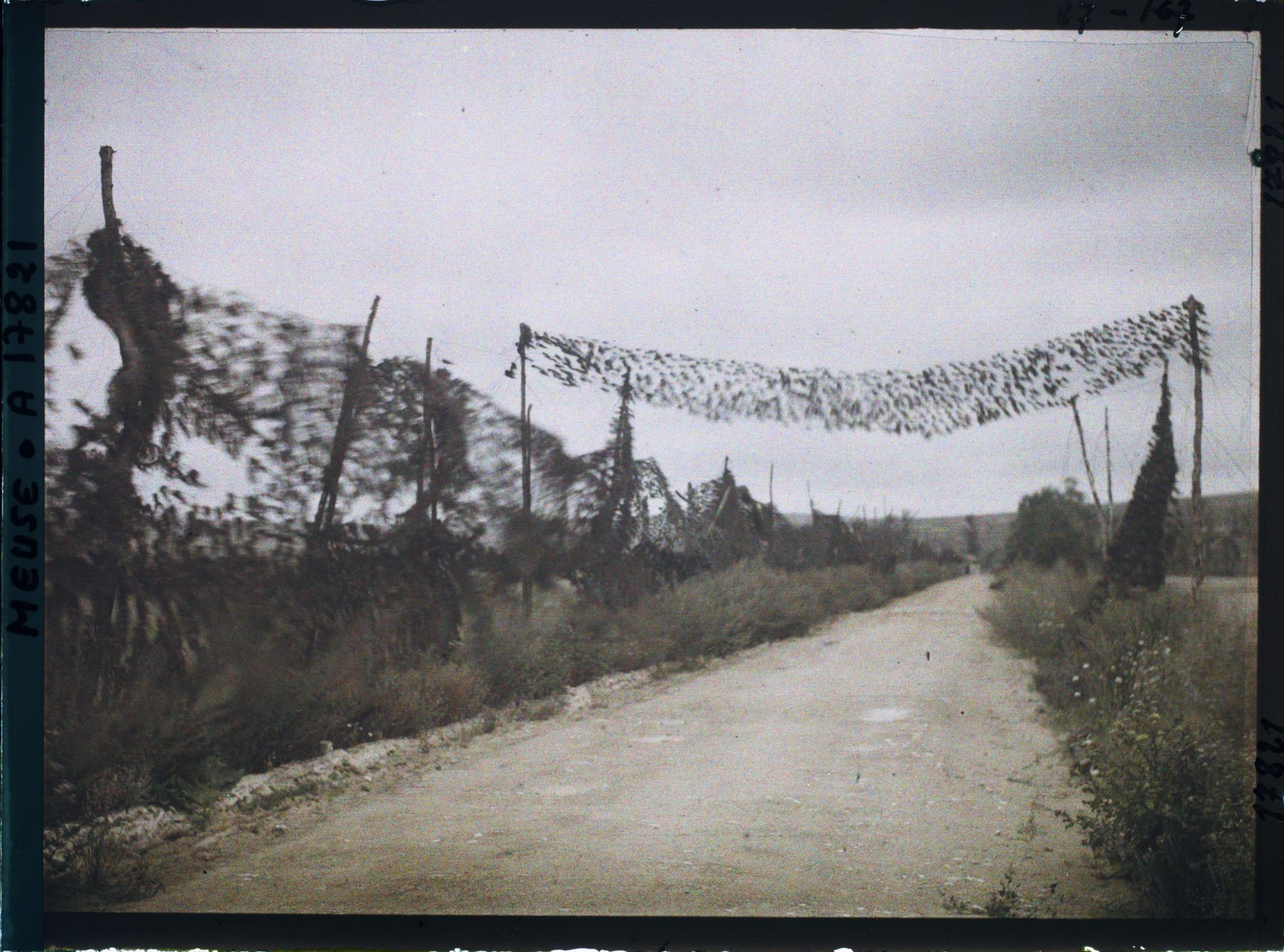 Image représentant France, Bras, Une rue, à gauche, ruines de l'Eglise