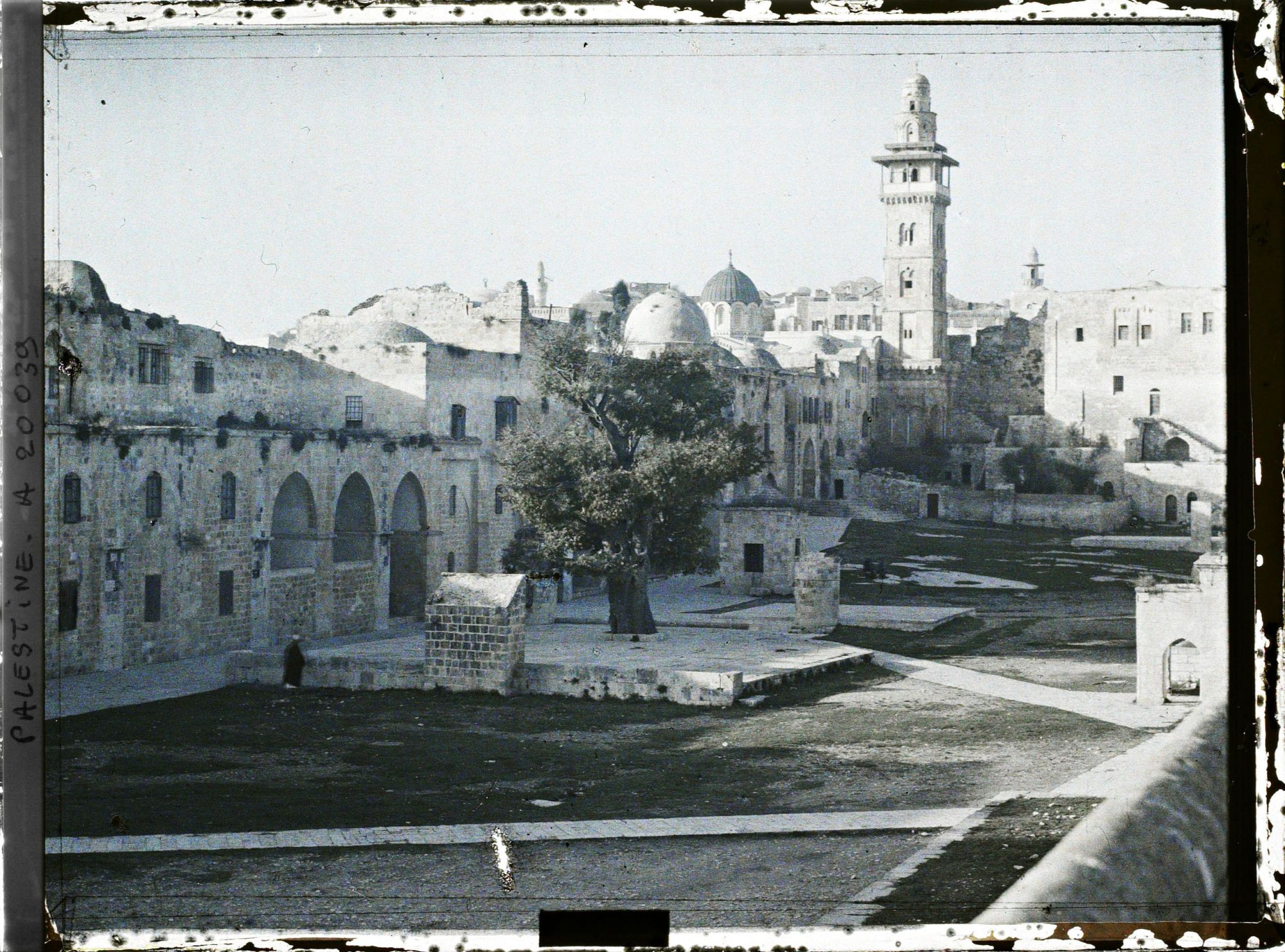 Image représentant Vue vers le sud-ouest de l'Esplanade Sacrée (Haram el Sherif)