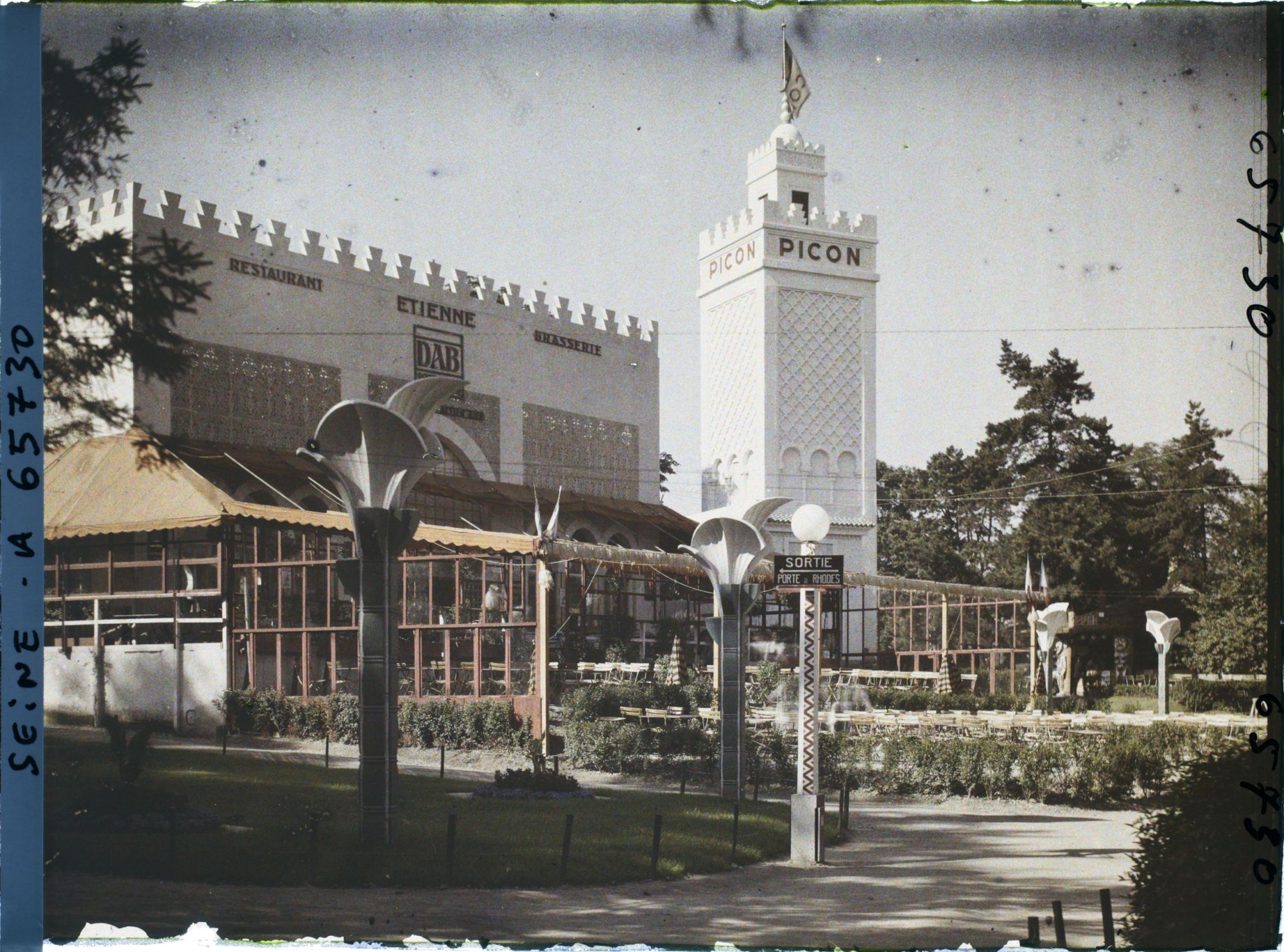 Image représentant L'Exposition Coloniale Internationale de 1931, un restaurant
