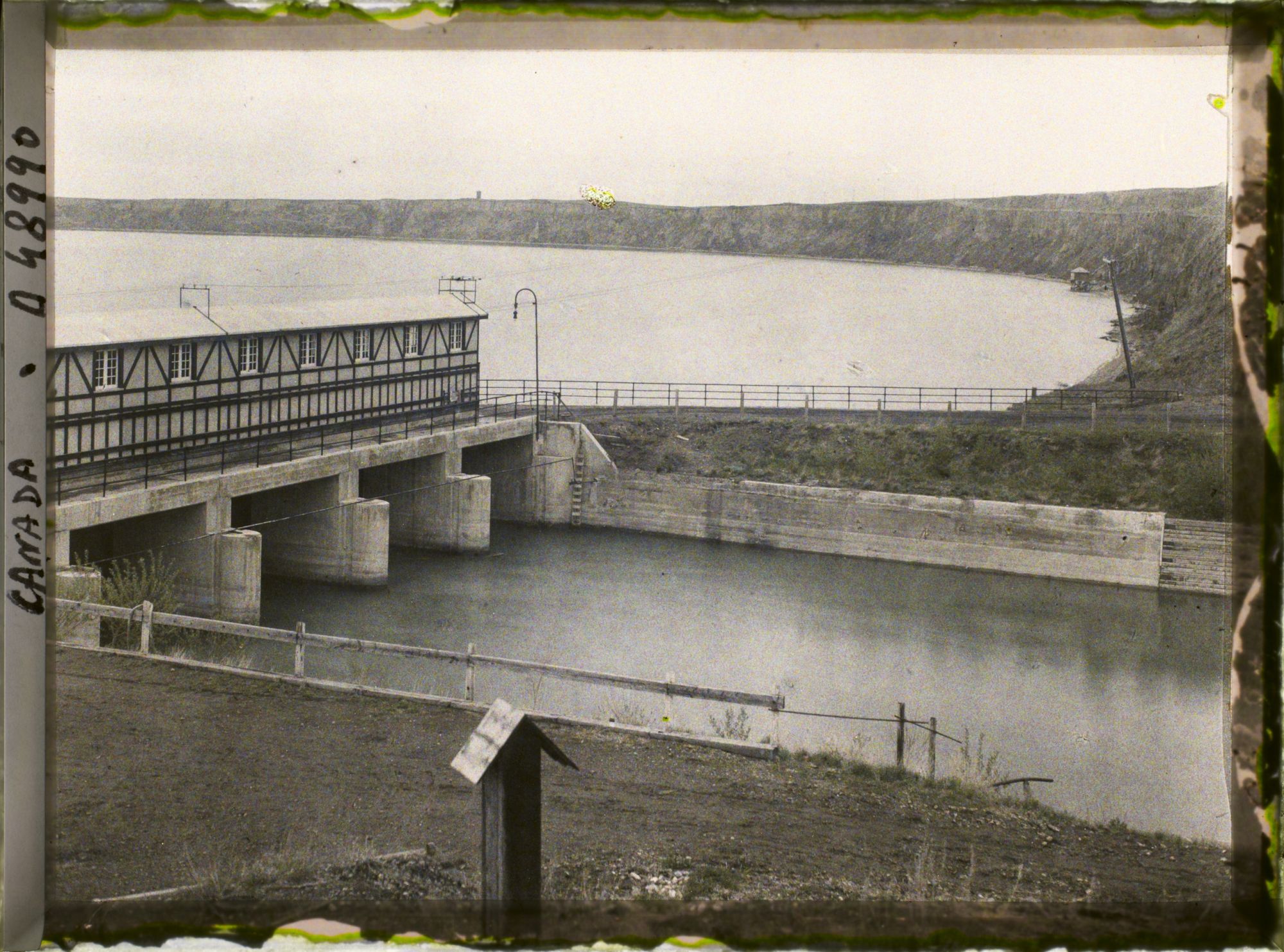 Image représentant Canada, Bassano, Barrage de la Bosse - Le Coude de la Boss devant le Barrage
