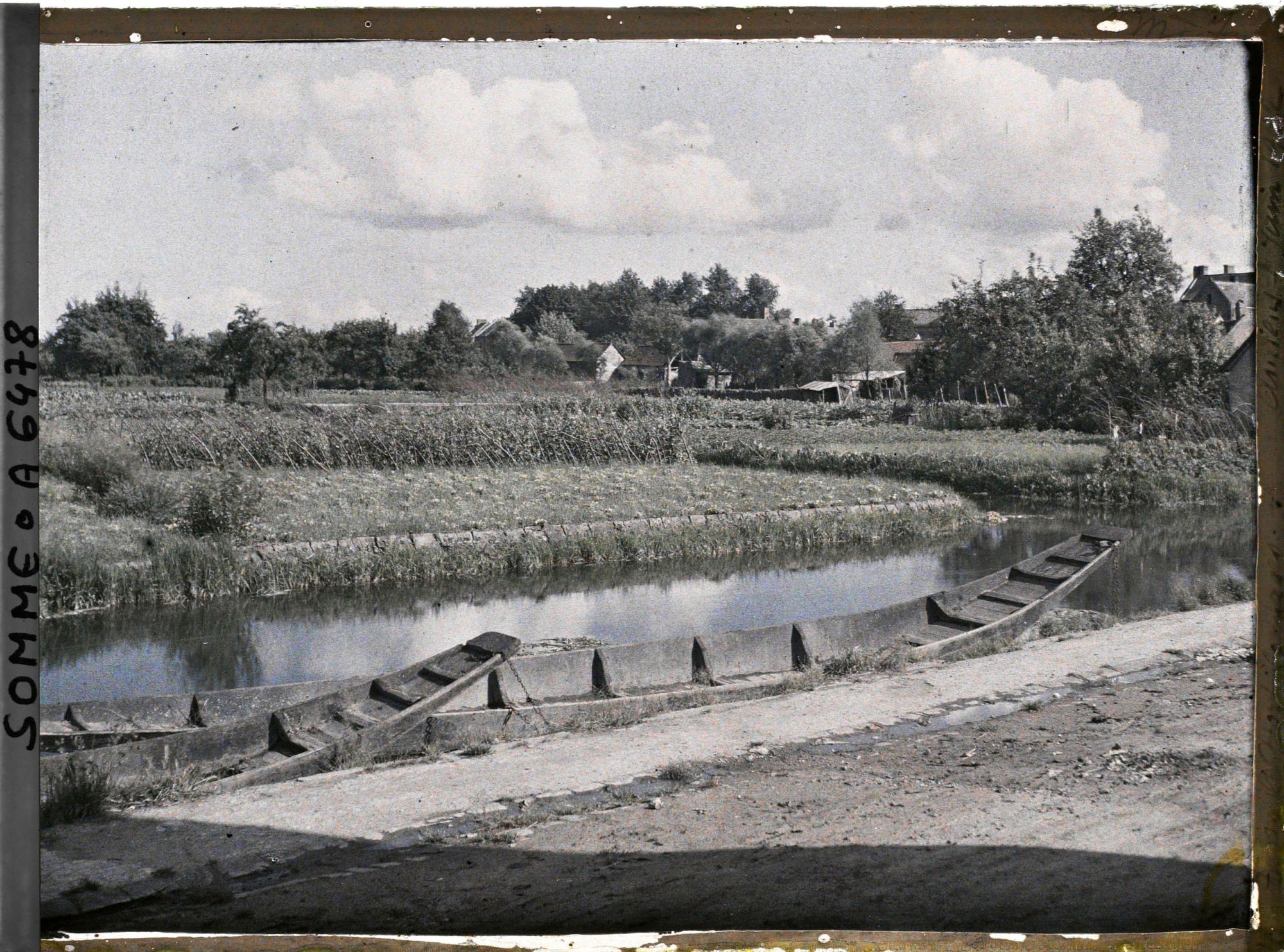 Image représentant France, Amiens, Dans les hortillonnages