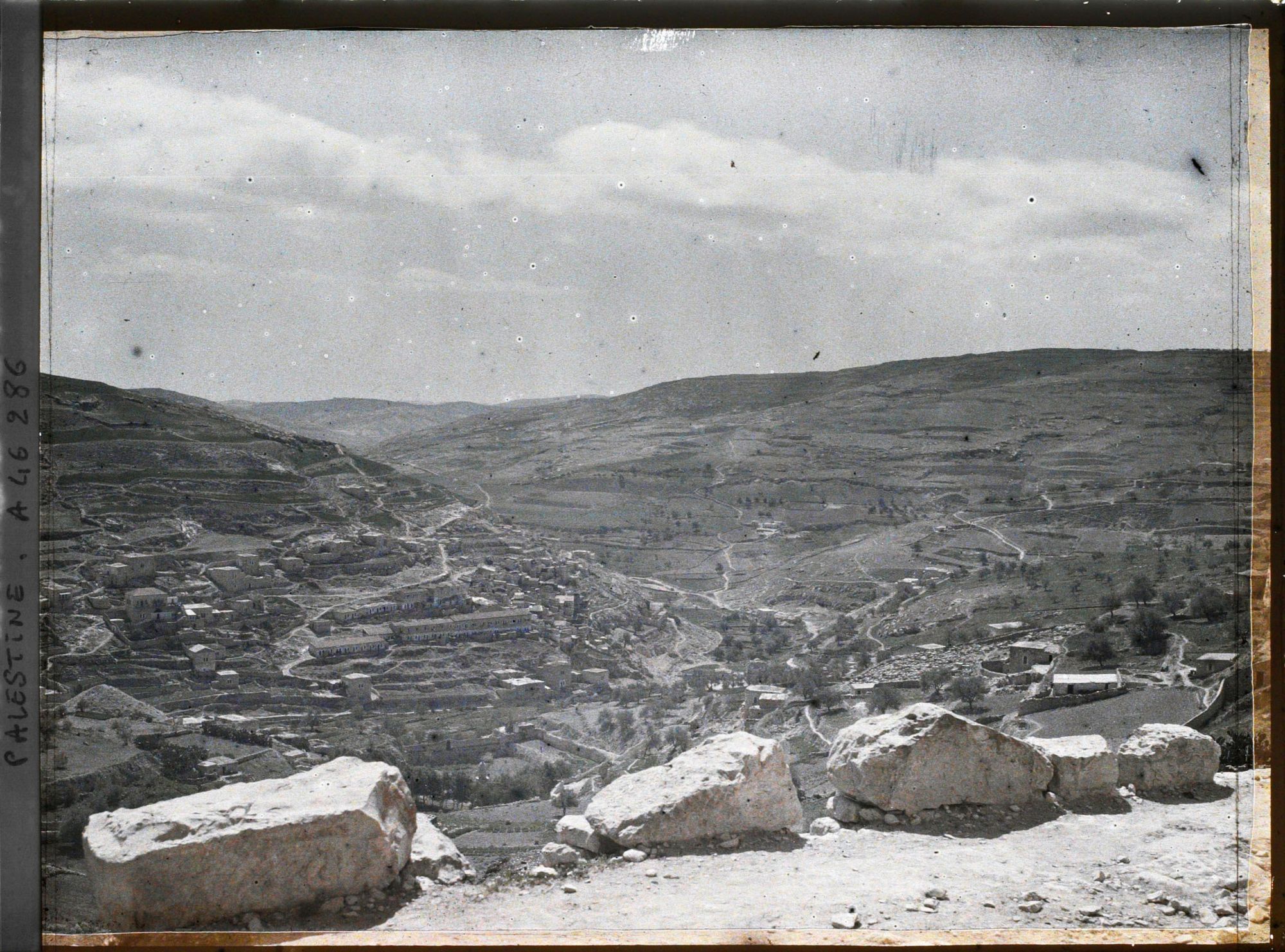 Image représentant Vue d'une colonie de juifs yéménites non loin du village de Siloé